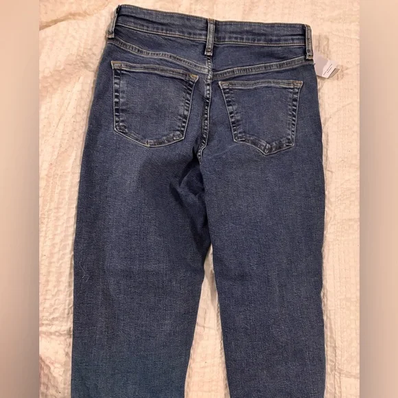Topshop JAMIE Classic Blue Straight Leg Jeans - Picture 4 of 4